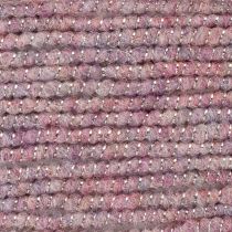 Artículo Cordón de lana con hilo rosa y dorado, 5m x 5mm con alambre, para decoración y manualidades