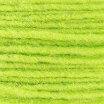Artículo Hilo de lana Cordón de fieltro Verde claro lima 3mm 100m