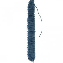 Hilo de mecha cordón de fieltro azul oscuro 55m