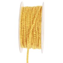 Artículo Hilo de lana con hilo de fieltro mica bronce amarillo Ø5mm 33m