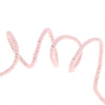 Artículo Hilo de mecha Glamour rosa / plateado con cable 33m