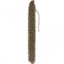Hilo de mecha cordón de fieltro marrón 55m