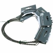 Artículo Corazones de alambre 20cm anillos ondulados corona aro corazón 10 piezas