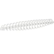 Artículo Cesta de alambre con asa, metal blanco, Ø25/30/35cm, juego de 3