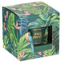 Artículo Vela perfumada en recipiente de cristal Vela Pepino-Eucalipto Verde Ø7cm