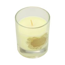 Artículo Vela perfumada Vela navideña de cristal transparente Vela navideña 7,5 cm