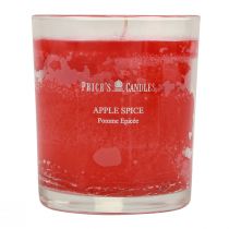Vela perfumada en vaso vela perfumada Navidad Apple Spice Al.8cm