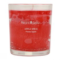 Artículo Vela perfumada en vaso vela perfumada Navidad Apple Spice Al.8cm