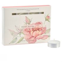 Artículo Velas perfumadas velas de té peonía rosa peonía rubor Ø3,5cm 12ud