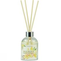 Artículo Varitas aromáticas ambientador vaso vainilla almizcle blanco 100ml