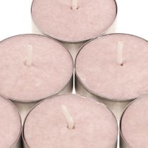 Velas aromáticas chocolate flor de cerezo, velas de té perfumadas Ø3,5cm H1,5cm 18 piezas