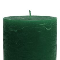 Artículo Velas lisas verde oscuro 85x120mm 2uds