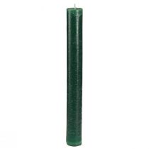 Artículo Velas lisas velas de palo verde oscuro 34x300mm 4 piezas