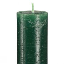 Artículo Velas lisas velas de palo verde oscuro 34x300mm 4 piezas