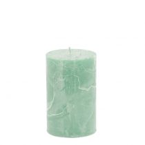 Artículo Velas lisas verde claro 60x100mm 4 piezas