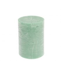 Artículo Velas color liso verde claro 85x120mm 2uds