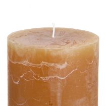 Artículo Velas de pilar de caramelo de color sólido de 60×80 mm, juego de 4, velas elegantes para decoración y comodidad.
