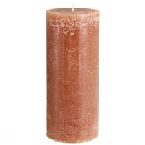 Artículo Velas de colores lisos velas de pilar caramelo 85×200mm 2 piezas