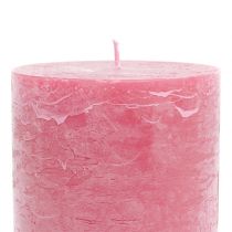 Artículo Velas color liso rosa 85x120mm 2uds