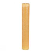 Artículo Velas de colores lisos velas de palo miel 50x300mm 4 piezas