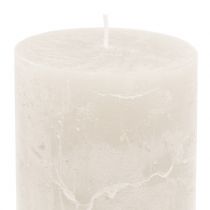 Artículo Velas unicolor blanco 50x100mm 4uds