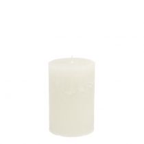Velas unicolor blanco 60x80mm 4uds