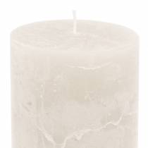 Artículo Velas unicolor blanco 70x100mm 4uds