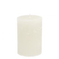 Velas color liso blanco 85x120mm 2uds