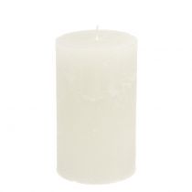 Artículo Velas color liso blanco 85x150mm 2uds