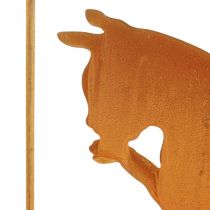 Artículo Decoración pátina gato decoración óxido para colgar 24,5cm