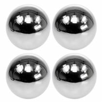 Artículo Bola decorativa acero inoxidable plata Ø10cm 4 piezas