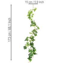 Artículo Guirnalda de hiedra artificial para decoración de habitaciones, 173 cm.
