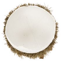 Artículo Cuenco nido de Pascua en forma de huevo para decoración primaveral 11cm 4 piezas