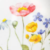 Artículo Huevos de Pascua con motivos primaverales y florales, decoración de Pascua de alta calidad, 6 cm, 6 piezas