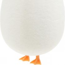 Huevo decorativo con patas Crema de huevos de Pascua Divertida decoración de Pascua Al 13cm 4pcs