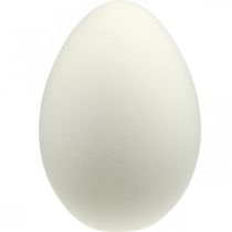 Huevo de Pascua grande crema huevo decorativo flocado escaparate decoración 40cm