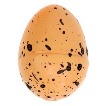 Artículo Huevo de poliestireno naranja 3,5cm 24uds