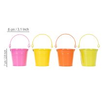 Artículo Cubos de colores, Ø8cm H7.5cm, 12 unidades