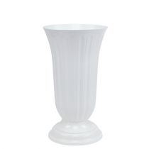Artículo Jarrón Lilia blanco Ø20cm 1ud