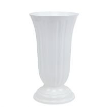 Artículo Jarrón Lilia blanco Ø23cm 1ud