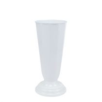 Artículo Florero “Szwed” blanco Ø13cm