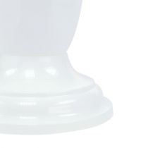 Artículo Jarrón “Szwed” blanco Ø16cm