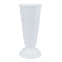 Artículo Jarrón de ajuste Szwed blanco Ø19cm
