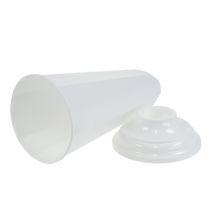 Artículo Jarrón de ajuste Szwed blanco Ø19cm