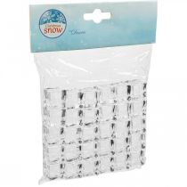 Artículo Cubitos de hielo artificiales hielo decorativo transparente 2cm 30uds