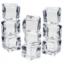 Cubitos de hielo artificiales decoración ventana 2cm 20uds