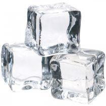 Cubitos de hielo artificiales decoración ventana 2cm 20uds