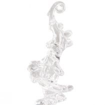 Artículo Decoración de invierno colgante de decoración de carámbanos transparente 25 cm 3 piezas