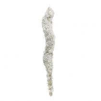 Carámbanos para colgar blanco 25cm