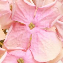 Artículo Elegante hortensia artificial en rosa pastel 58cm 2ud